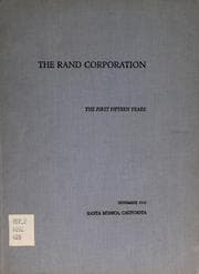 Tapa de The Rand Corporation