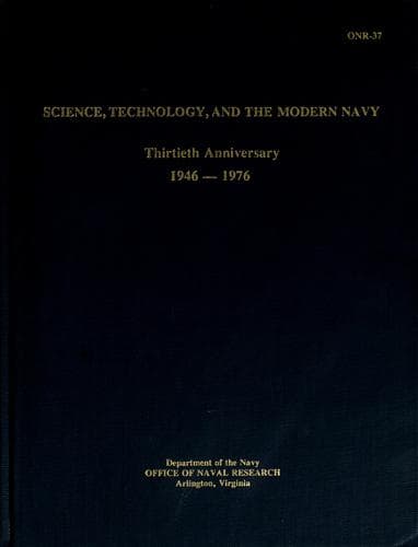 Tapa de Science, technology, and the modern navy