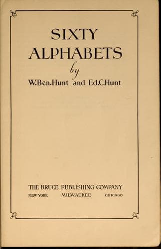 Tapa de Fifty alphabets