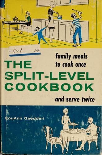 Tapa de The split-level cookbook