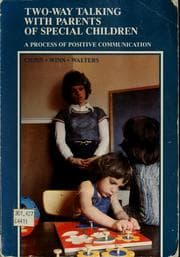 Tapa de Two-way talking with parents of special children