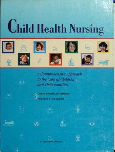 Tapa de Child health nursing