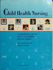 Tapa de Child health nursing