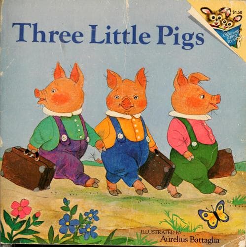 Tapa de Three little pigs