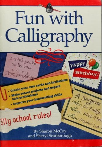 Tapa de Fun with calligraphy