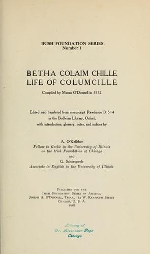 Tapa de Betha Colaim chille.