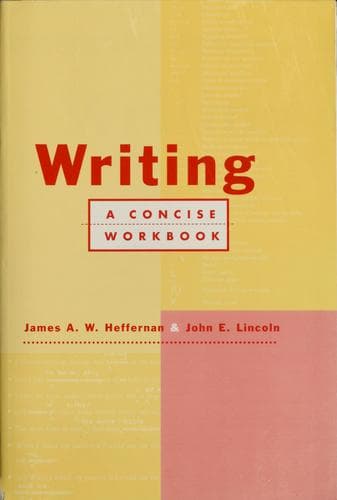 Tapa de Writing: a concise workbook