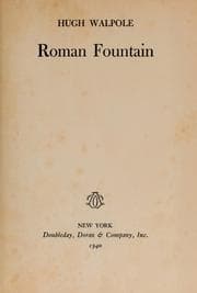 Tapa de Roman fountain