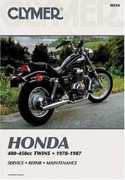 Tapa de Honda 250 & 400cc twins, 1978-1979 service, repair, maintenance