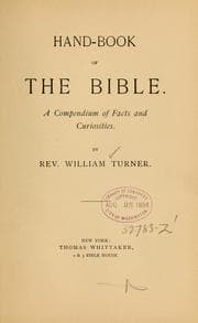 Tapa de Hand-book of the Bible