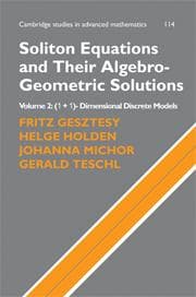 Tapa de Soliton Equations and Their Algebro-Geometric Solutions. Volume II
