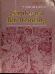 Tapa de Strategies for reading