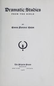 Tapa de Dramatic studies from the Bible