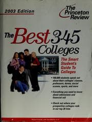 Tapa de The best 345 colleges