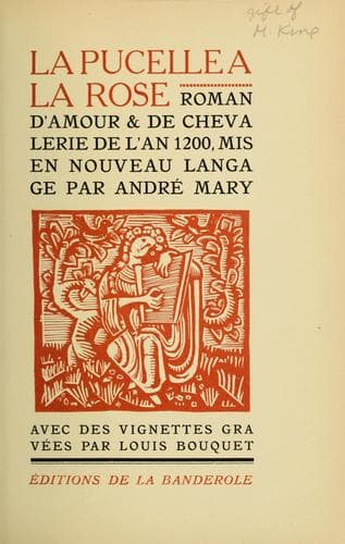 Tapa de La pucelle à la rose