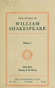 Tapa de Plays (King John / Taming of the Shrew)