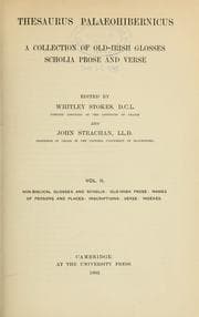 Tapa de Thesaurus palaeohibernicus