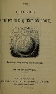 Tapa de The child's Scripture question-book