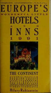 Tapa de Europe's wonderful little hotels & inns, 1991