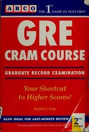 Tapa de GRE cram course