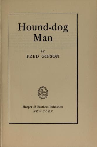 Tapa de Hound-dog man
