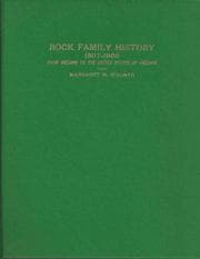Tapa de Rock family history, 1807-1969