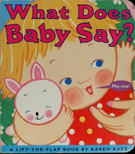 Tapa de What does baby say?