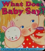 Tapa de What does baby say?
