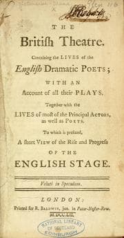 Tapa de The British theatre