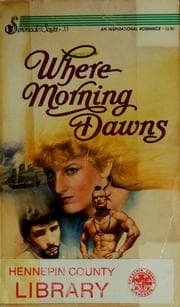 Tapa de Where morning dawns
