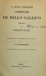 Tapa de De bello gallico