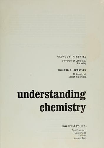 Tapa de Understanding chemistry