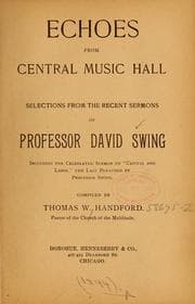 Tapa de Echoes from Central Music Hall