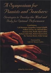Tapa de A symposium for pianists and teachers