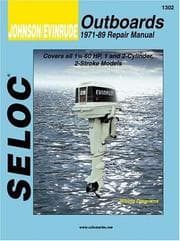 Tapa de Seloc Johnson/Evinrude outboards 1971-89 repair manual
