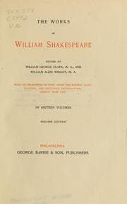 Tapa de The Works of William Shakespeare in Sixteen Volumes