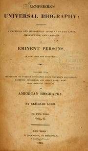 Tapa de Universal biography