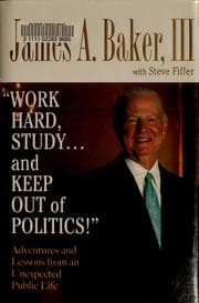 Tapa de Work hard, study-- and keep out of politics!