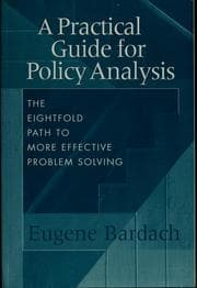 Tapa de A practical guide for policy analysis