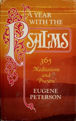Tapa de A year with the Psalms