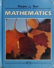 Tapa de Harper & Row mathematics, [grade 6]