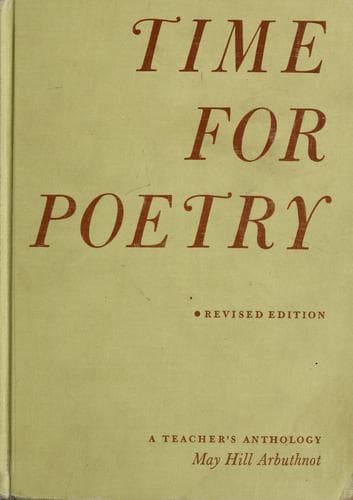 Tapa de Time for poetry.