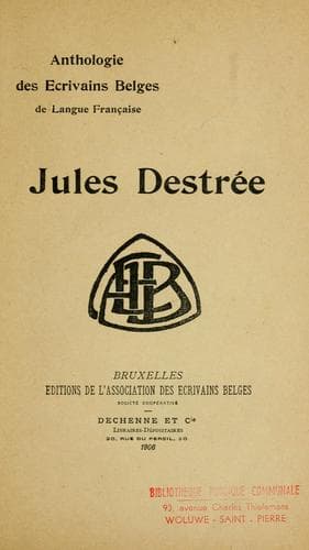 Tapa de Jules Destrée