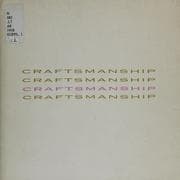 Tapa de Craftsmanship