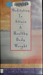 Tapa de Meditating to attain a healthy body weight
