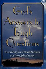 Tapa de God's answers to tough questions