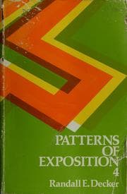 Tapa de Patterns of exposition