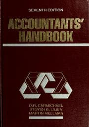 Tapa de Accountant's handbook