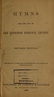 Tapa de Hymns for the use of the Methodist Episcopal church