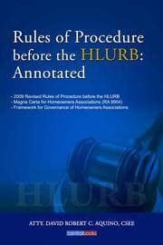 Tapa de 2011 revised rules of procedure before the HLURB